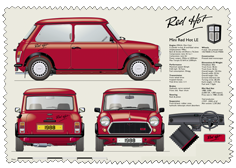 Mini Red Hot LE 1988 Glass Cleaning Cloth
